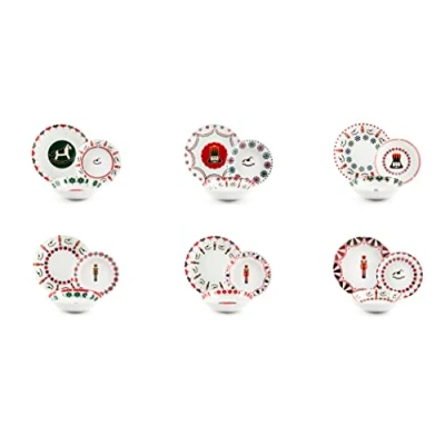 Image de Excelsa Nutcracker Service de vaisselle 18 pièces
