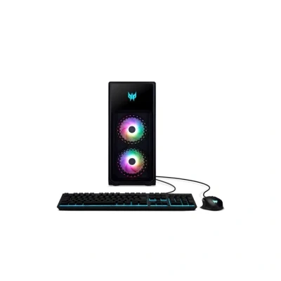 Image de Acer Predator PO5 655 Intel® Core™ i7 14700F 32 Go DDR5 SDRAM 1 To SSD NVIDIA GeForce RTX 4070 SUPER Windows 11 Home Bureau PC Noir Neuf