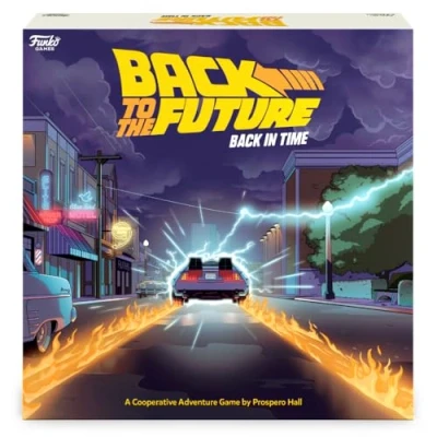 Image de FUNKO Games BACK to The FUTURE Game Cooperative Adventure Board For Adults and Children Ages 10 Up Work Together Defeat Biff 50 Min 2 4 Players English Version