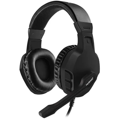 Image de Nubwo U3 Casque Gaming stéréo Filaire avec Microphone Anti Bruit et Mode muet Circum auriculaire pour PC, Mac, Playstation 4,