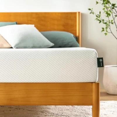 Image de Zinus Matelas en Mousse, Memory Foam, Blanc, 140x190 cm
