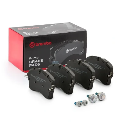 Image de BREMBO P 44 028 Jeu de plaquettes frein contact signal d&#039;usure exclu avec vis d&#039;étrier sans accessoires LAND ROVER: Range Rover Evoque