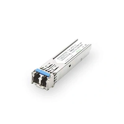 Image de Digitus Professional SFP Module, Gigabit, jusqu&#039;à 20 km, LC, Duplex Single Mode, 1310 nm, Universel/3 COM/Cisco/HP Compatible HP métallique