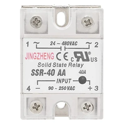Image de Relais à semiconducteurs Pour processus d&#039;automatisation industrielle 40A Entrée 90 250V AC Sortie 24 480V SSR 40AA 3 pôles