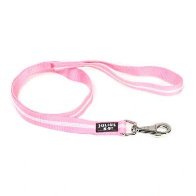Image de Julius K9 214 NL 1S PN Laisse IDC tubulaire avec poignée, 25 mm x 1 m, Rose