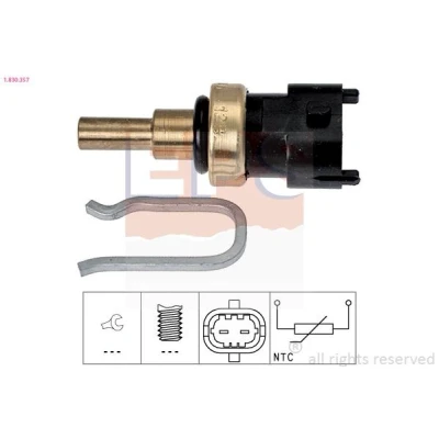 Image de EPS 1.830.357 Sonde De Température Liquide Refroidissement Made in Italy OE Equivalent FIAT: Panda II 5 portes, 500X, 500 3 portes