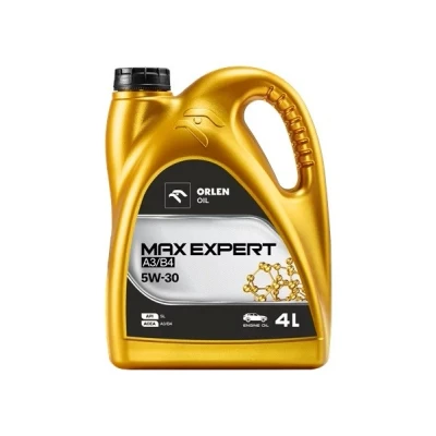 Image de Orlen Platinum MaxExpert A3/B4 5W 30 4I Huile moteur QFS866B40 VOLKSWAGEN: Golf 7, 4, Polo V 3/5 portes, RENAULT: Clio 3, 2, 4