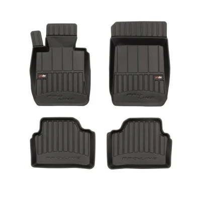 Image de FROGUM 3D408678 Ensemble de tapis sol Caoutchouc avant et arrière 4 noir BMW: 3 Berline, Touring