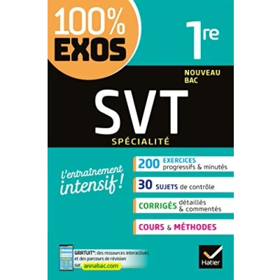 Image de SVT 1re générale (spécialité): exercices résolus Nouveau programme de Première Livre d’occasion Bon
