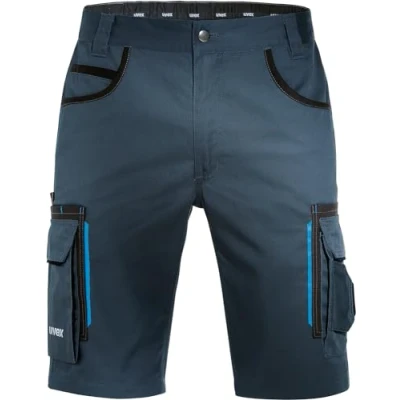 Image de Uvex Tune Up Pantalons Courtes de Travail pour Hommes Shorts Cargo Bermuda Multiples Poches,Bleu Foncé,52