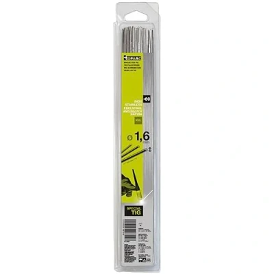 Image de Toparc baguettes Inox Ø 1, 6 308L ETUI de 60 CONSOMMABLE Soudure TIG Toutes positions Amorcage Des 40V