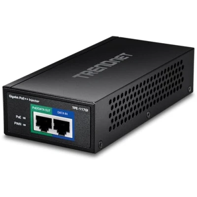 Image de TRENDnet GIGABIT Ultra POE Plus Injector Noir TPE 117GI