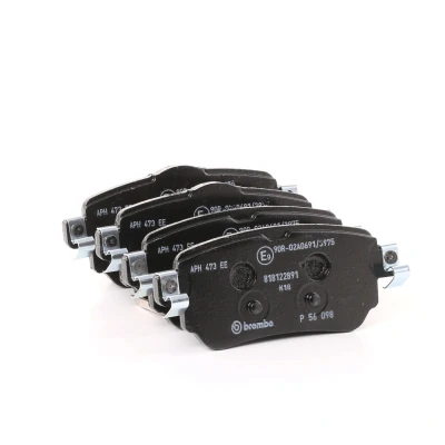 Image de BREMBO P 56 098 Jeu de plaquettes frein avec indicateur d&#039;usure sans accessoires NISSAN: Qashqai 2, X Trail, Leaf II, RENAULT: Koleos Kadjar