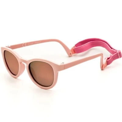Image de Kiddus Lunettes de Soleil Polarisées. Protection UV400 pour bébé à partir 6 7 8 mois, fille ou garçon. Verres incassables. Pattes flexibles. Sans BPA. Bandeau réglable. Conçues Barcelone.