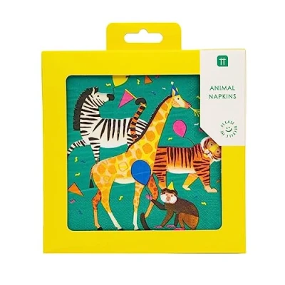 Image de Talking Tables Animal Napkin Boho Large Paper Cups, Multicolores