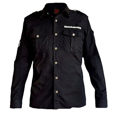 Image de Rammstein Chemise à Manches Longues Langarmhemd, L, Produit Officiel du Groupe
