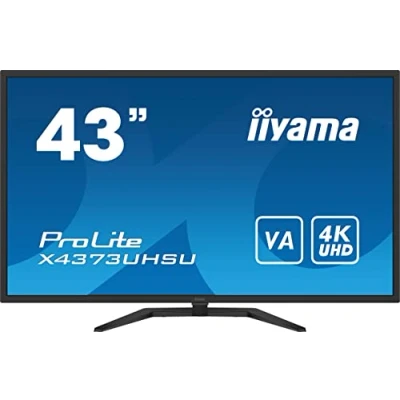 Image de iiyama ProLite X4373UHSU B1 écran plat de PC 108 cm (42.5 ) 3840 x 2160 pixels 4K Ultra HD Noir Neuf