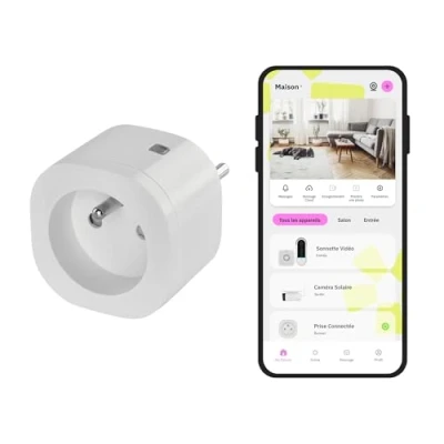 Image de Prise connectée Omajin by Netatmo Wi Fi 2.4GHz Intérieur 16A Blanc