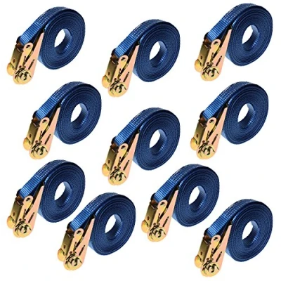 Image de Arebos 10 x Sangle d&#039;Arrimage 6m 25mm 800 daN en Une Partie