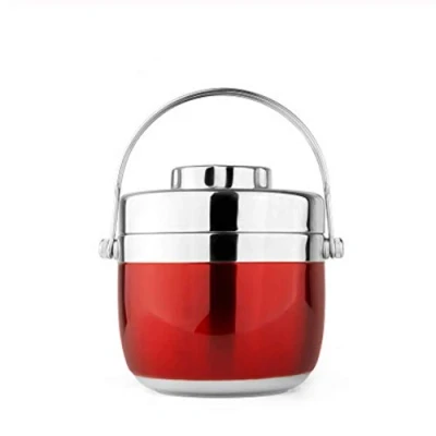 Image de Molinter Boîte à déjeuner Isotherme en Acier Inoxydable, Rouge, 1500ML