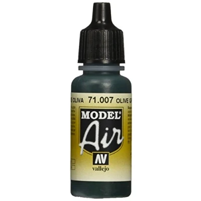 Image de Vallejo Model Air Flacon de peinture acrylique 17 ml vert olive