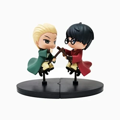 Image de Bizak Harry Potter 64115016 Lot de 2 Figurines 8 cm, Draco et avec Couches. Édition Collectionneur Grand Niveau détail 13 à Collectionner, Recommandé partir 3 Ans