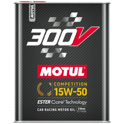 Image de Motul 300V Competition ESTER Core Techn. 15W 50 2I Huile moteur 110860 RENAULT: 21 Berline, Super 5 3/5 portes, Sport Spider, AUDI: A4 B5 Avant