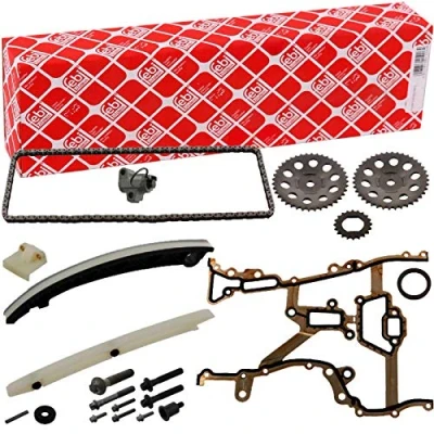 Image de FEBI BILSTEIN 49689 Jeu de distribution à chaînes Simplex, Chaîne fermée OPEL: Corsa D 3/5 portes, C Meriva A, VAUXHALL: Mk3