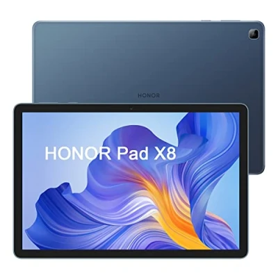 Image de HONOR Pad X8 Tablette 4 Go 64 Go, écran de 10,1 Pouces, Batterie 5100 mAh, Charge Filaire 10 W (Type C), Magic UI 6.1, basé sur Android 12, MediaTek MT8786, WiFi, avec Google Service, Bleu