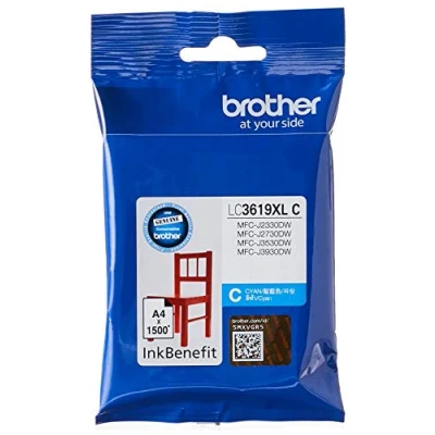 Image de BROTHER Ink LC3619XLC Cyan 1 500 PGS MFC J2330DW / J3530DW J3930DW