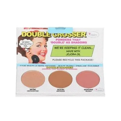 Image de the Balm Double Crosser Bronzeur, Femme, Taille: 8.5 g, Highlighter, bronzer, blush