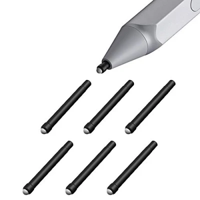 Image de TiMOVO Pointe du Stylet Compatible avec Surface Pen Stylet, (6 PCS, Type HB Original) Mine Originale pour Pen, Microsoft Pro 2017 (Modèle 1776)&amp;Surface 4 Noir