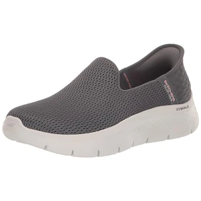 Image de Skechers Femme Women&#039;s Hands Free Slip ins Go Walk Flex Relish Basket, Charbon, 38.5 EU Large