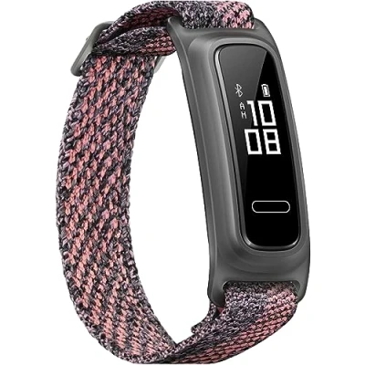 Image de HUAWEI Bracelet connecté Band 4e Tracker de Fitness avec Design Chaussures et Mode Basket Ball, autonomie 2 semaines, étanche à 5 ATM, capteur Mouvement 6 Axes, Guidage Course