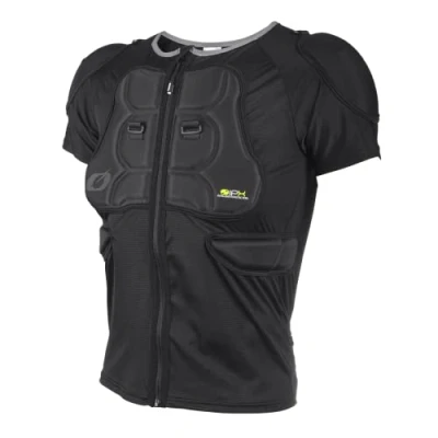 Image de O&#039;NEAL Veste de Protection Motocross Enduro Moto Confortable, 4 Way Stretch Mesh/Lycra, en Mousse polyuréthane BP Protector Sleeve Adultes Noir Taille XL