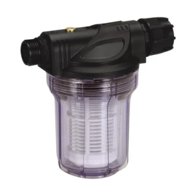 Image de filtre anti sable 3000 l/h de Gardena : efficace pour les pompes jardin et stations pompage, avec élément filtrant (1731 20)