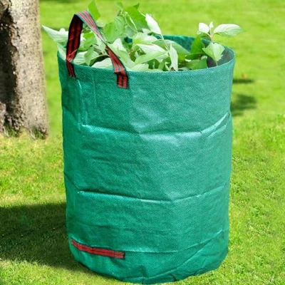 Image de GroundMaster 300L Sac pour Déchets de Jardinage Rond Professionnel Robuste et Renforcé Stockage (1 sac)