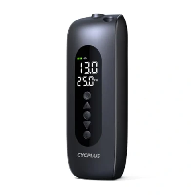 Image de CYCPLUS Gonfleur de Pneus Portable, Compresseur d&#039;Air sans Fil 150PSI, Affichage Double LED, Gonflage Rapide 2X pour Voitures, Vélos, Moto, Balles, Type à Usage AL2