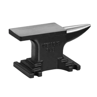 Image de VEVOR Enclume de Forgeron 4 kg à Une Bigorne en Acier Moulé Robuste Table Travail 132x68 mm Dureté 50HRC Compacte pour Traitement des Métaux Fabrication Artisanats Bijoutier Atelier
