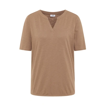 Image de Cecil LOOK Tshirt basique, Femme, Taille: Medium, Braun