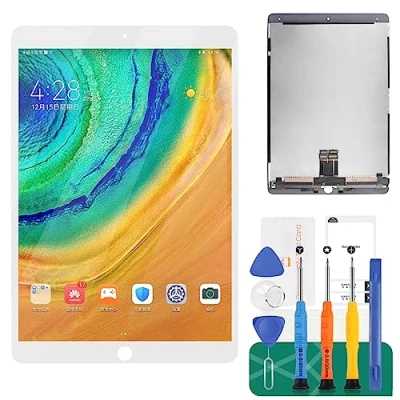 Image de Vitre de Remplacement Blanche pour iPad Pro 10.5&quot; A1701 A1709 + Kit d&#039;Outils Inclus