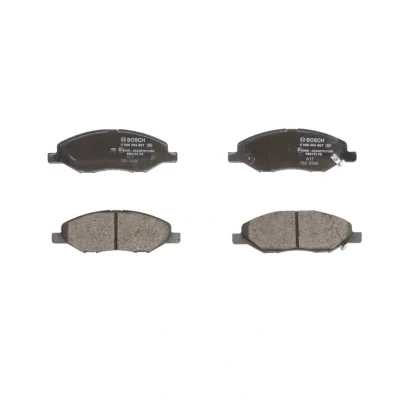 Image de BOSCH 0 986 494 867 Jeu de plaquettes frein Low Metallic avec indicateur d&#039;usure tôle anti bruit