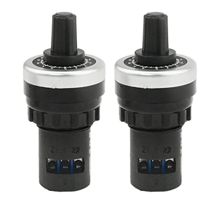 Image de CENPEK Lot de 2 potentiomètre rotatif LA42DWQ 22 mm 10 K Ohm à vitesse variable (10 K)