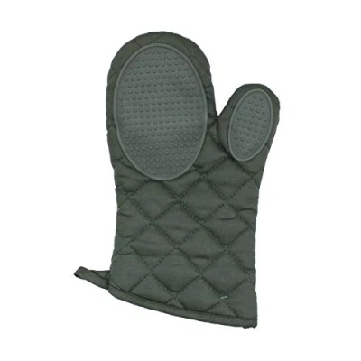 Image de douceur d&#039;intérieur, Gant (30 x 18 cm) Cuistot Kaki, Polycoton Finition Silicone