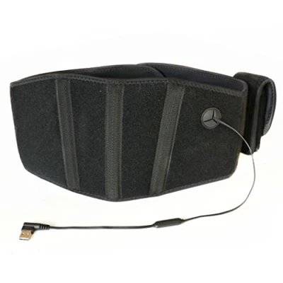 Image de Thermrup Ceinture chauffante infrarouge lointain (FIR) Alimentation USB (banque d&#039;alimentation et bloc d&#039;alimentation) avec 3 niveaux de réglage la température
