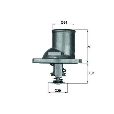 Image de MAHLE ORIGINAL TI 1 83 Thermostat d&#039;eau avec joint d&#039;étanchéite OPEL: Vectra A CC, Berline