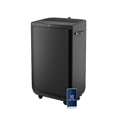 Image de Electrolux Pure Multi 700, Purificateur d&#039;air, Connecté Wi Fi, Fonction Ventilateur, Air pur Filtration HEPA en 5 étapes, 73m2 max, Silencieux, EPU72771DG, Gris foncé