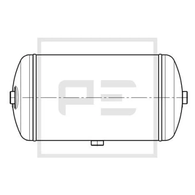 Image de PETERS ENNEPETAL 026.051 00A Réservoir d&#039;air, système d&#039;air comprimé