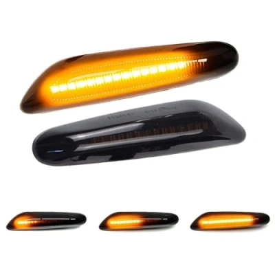 Image de Clignotants latéraux dynamiques Pour Indicateurs Fumée 1 3 5 Series E60 E61 E81 E82 E88 E46 E90 E91 E92 E93 X3 E83 X1 E84
