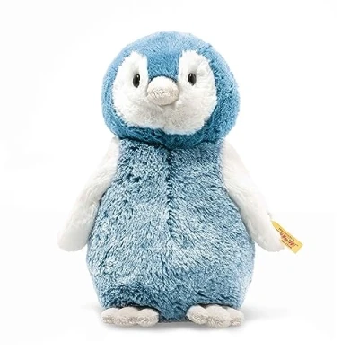 Image de Steiff Penguin Margarete Soft Cuddly Friends Pingouin Paule, 063930, Blau, Weiß, 22 cm